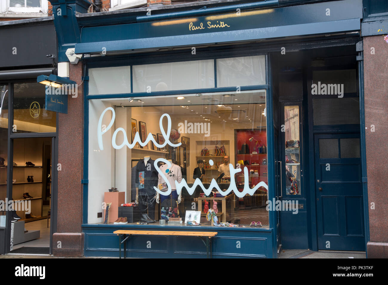 Paul Smith Male Clothes Shop; Marylebone; London; England; UK Stock Photo -  Alamy