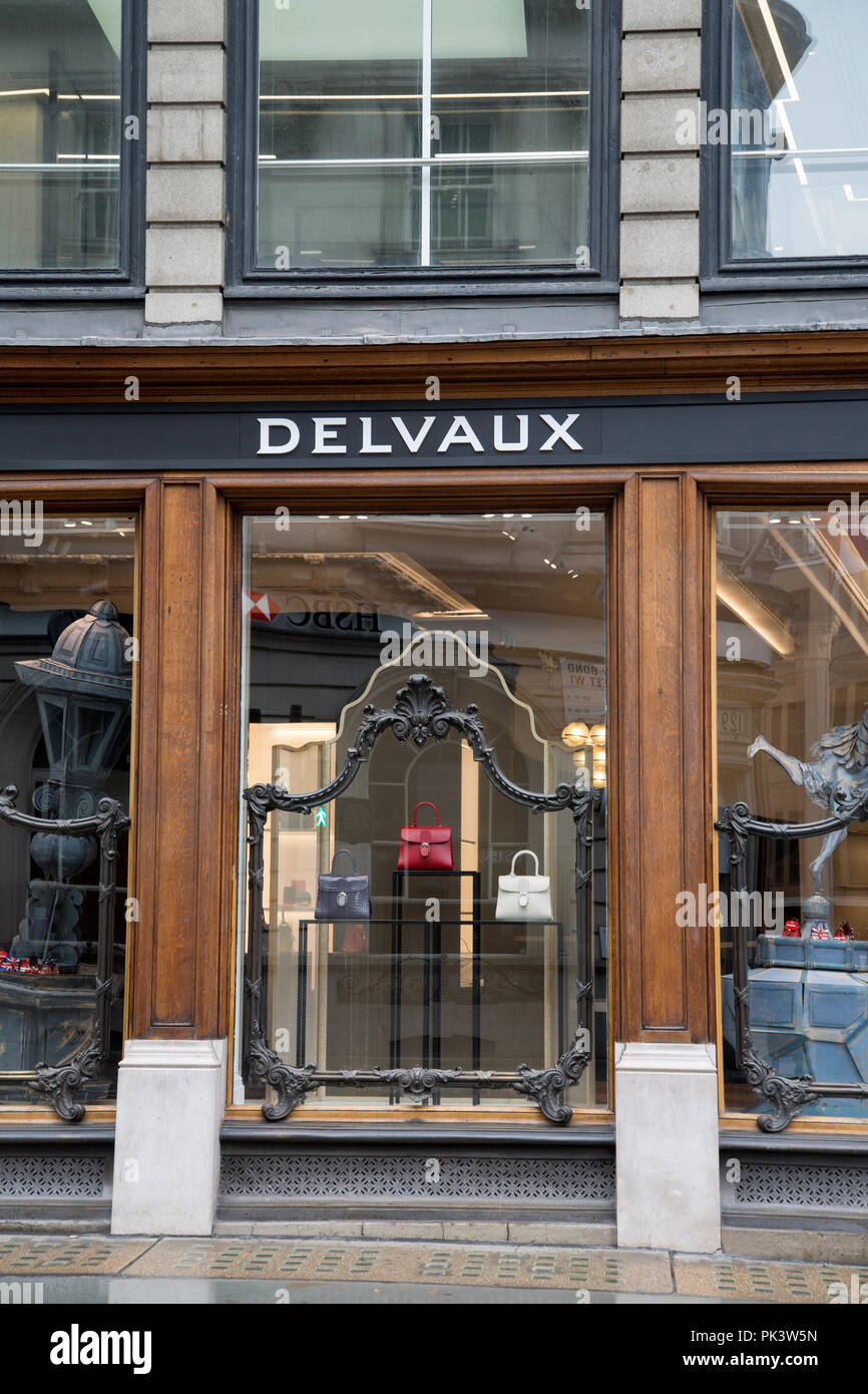 Delvaux Store; New Bond Street; London; England; UK Stock Photo - Alamy