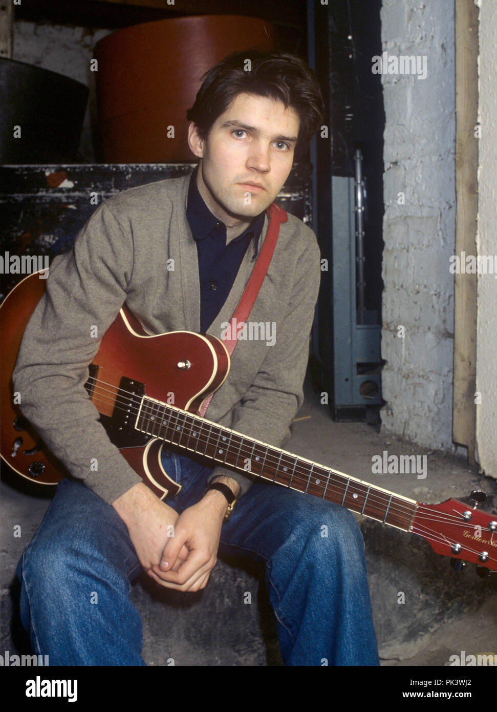 Lloyd Cole and the Commotions on 16.01.1985 in Glasgow. | usage worldwide Stock Photo