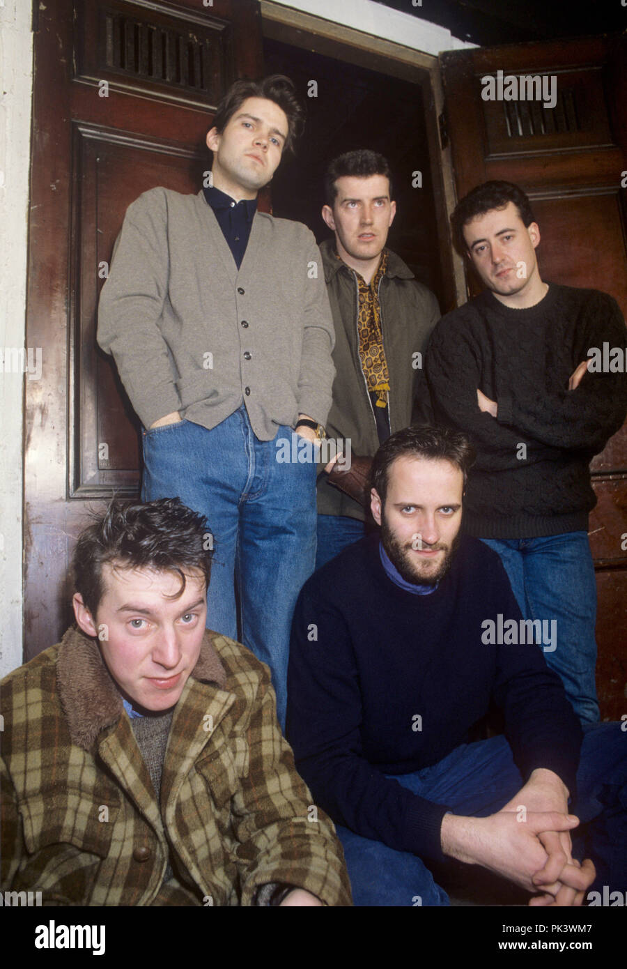 Lloyd Cole and the Commotions on 16.01.1985 in Glasgow. | usage worldwide  Stock Photo - Alamy
