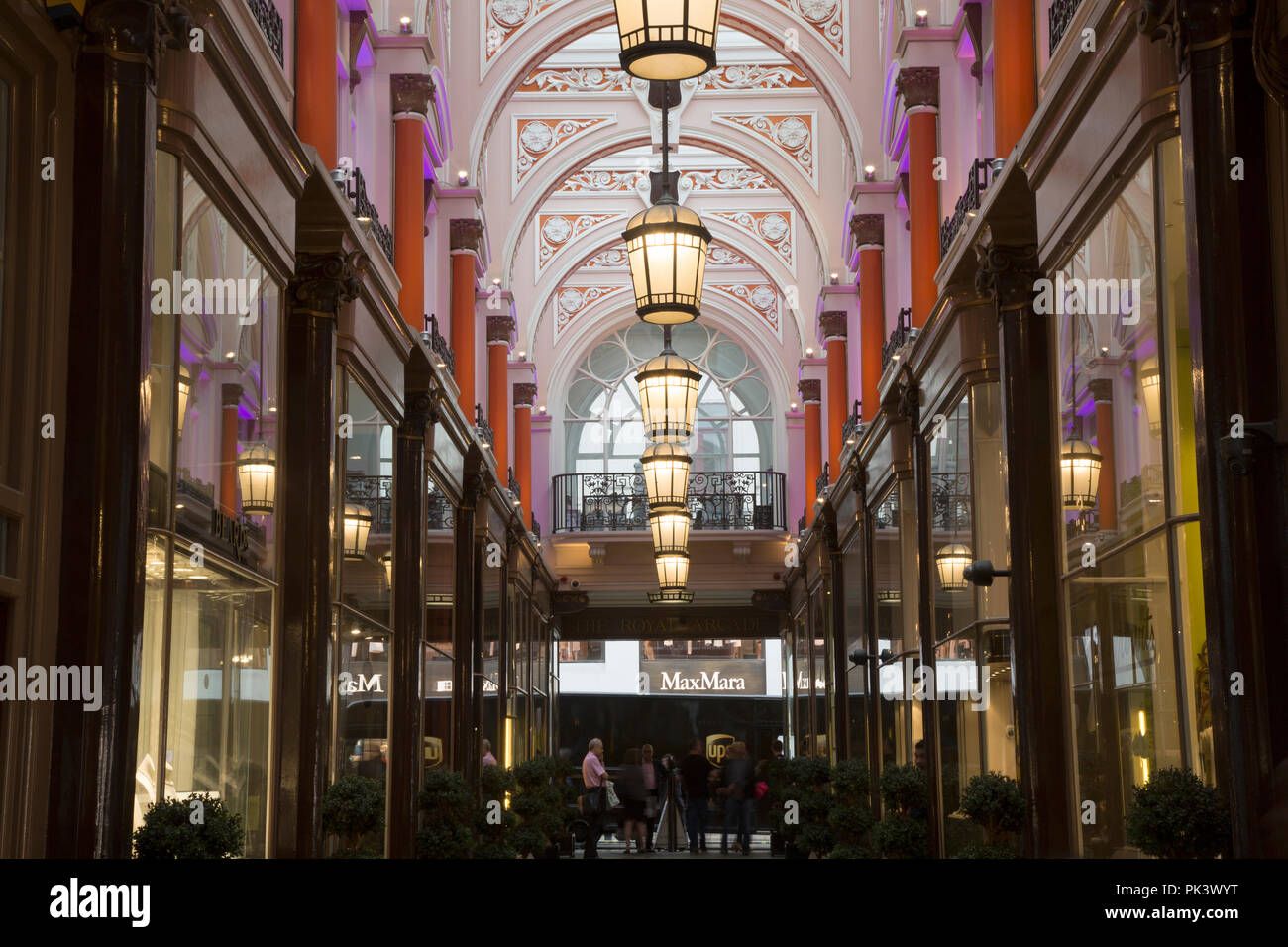 Royal Arcade; London; England; UK Stock Photo