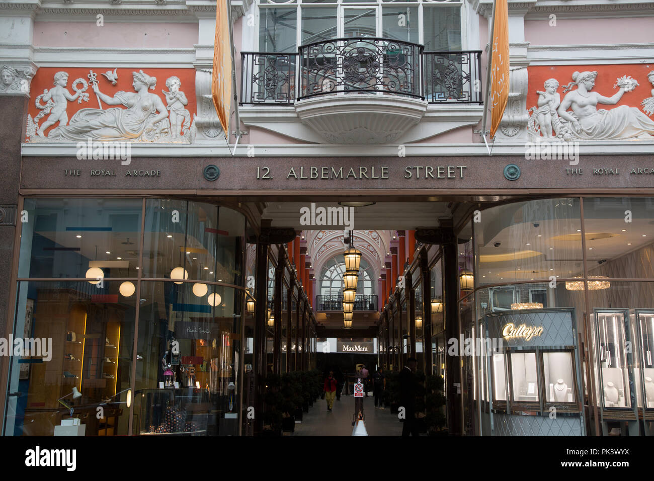 Paul Smith Store, Royal Arcade; Albemarle Street; London; England; UK Stock  Photo - Alamy
