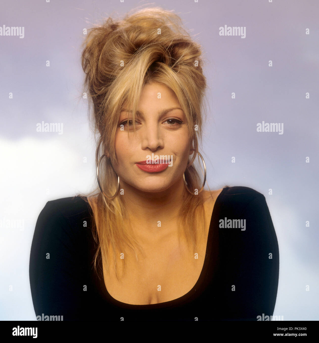 Taylor Dayne in November 1989 in Dortmund. | usage worldwide Stock