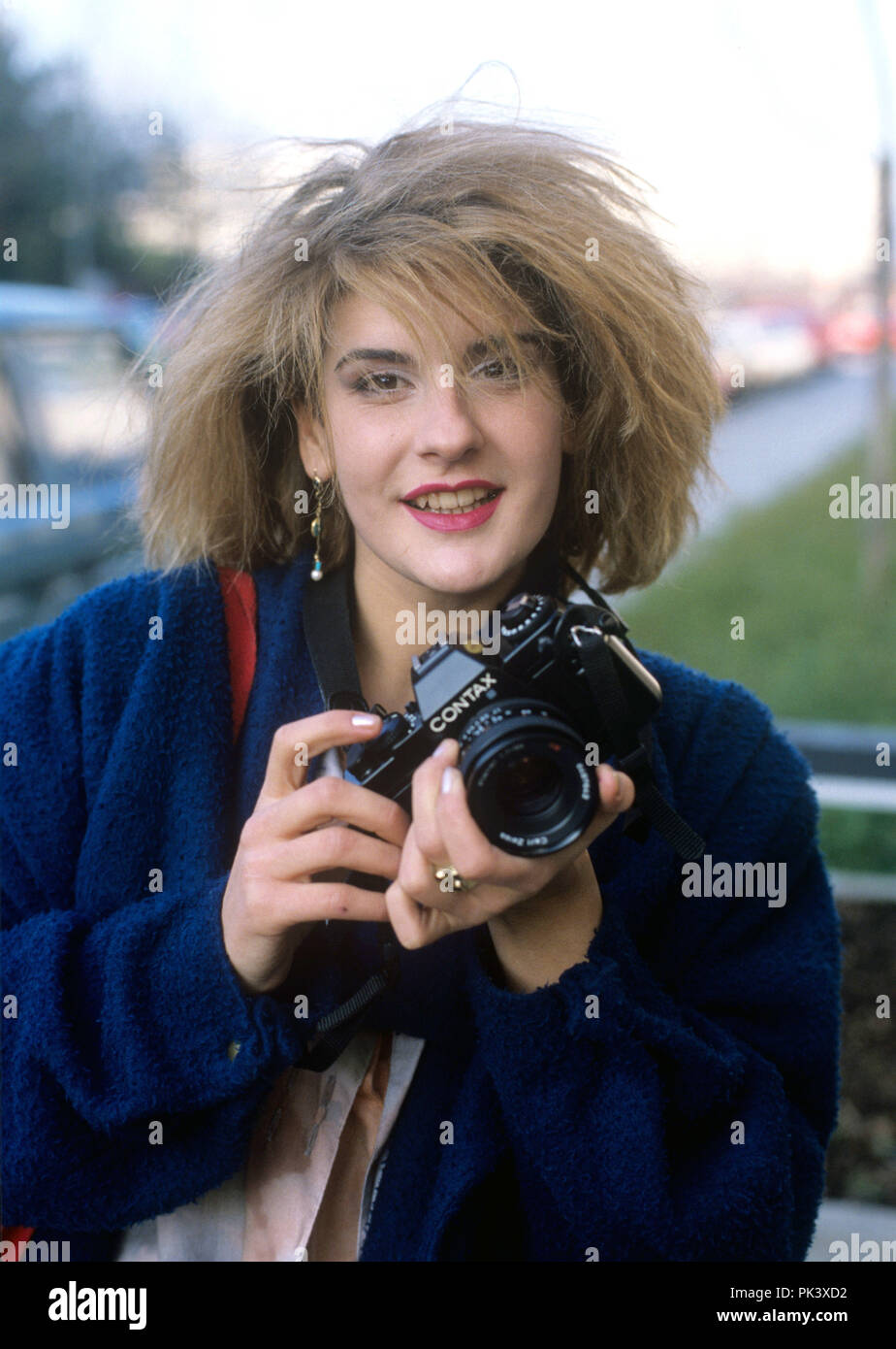 Valerie Dore on 12.12.1984 in München / Munich. | usage worldwide Stock Photo