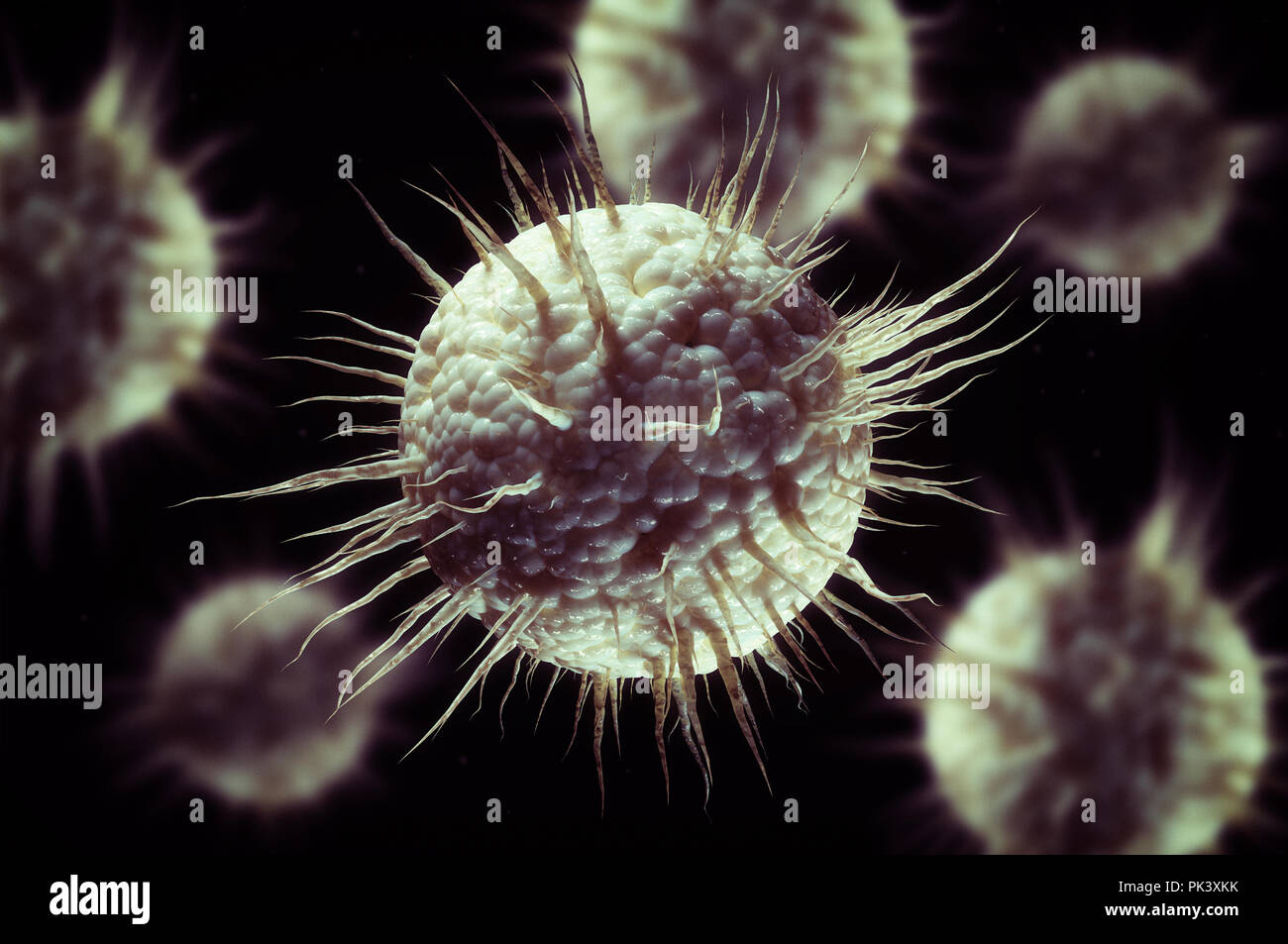 Virus cells High resolution image Stock Photo