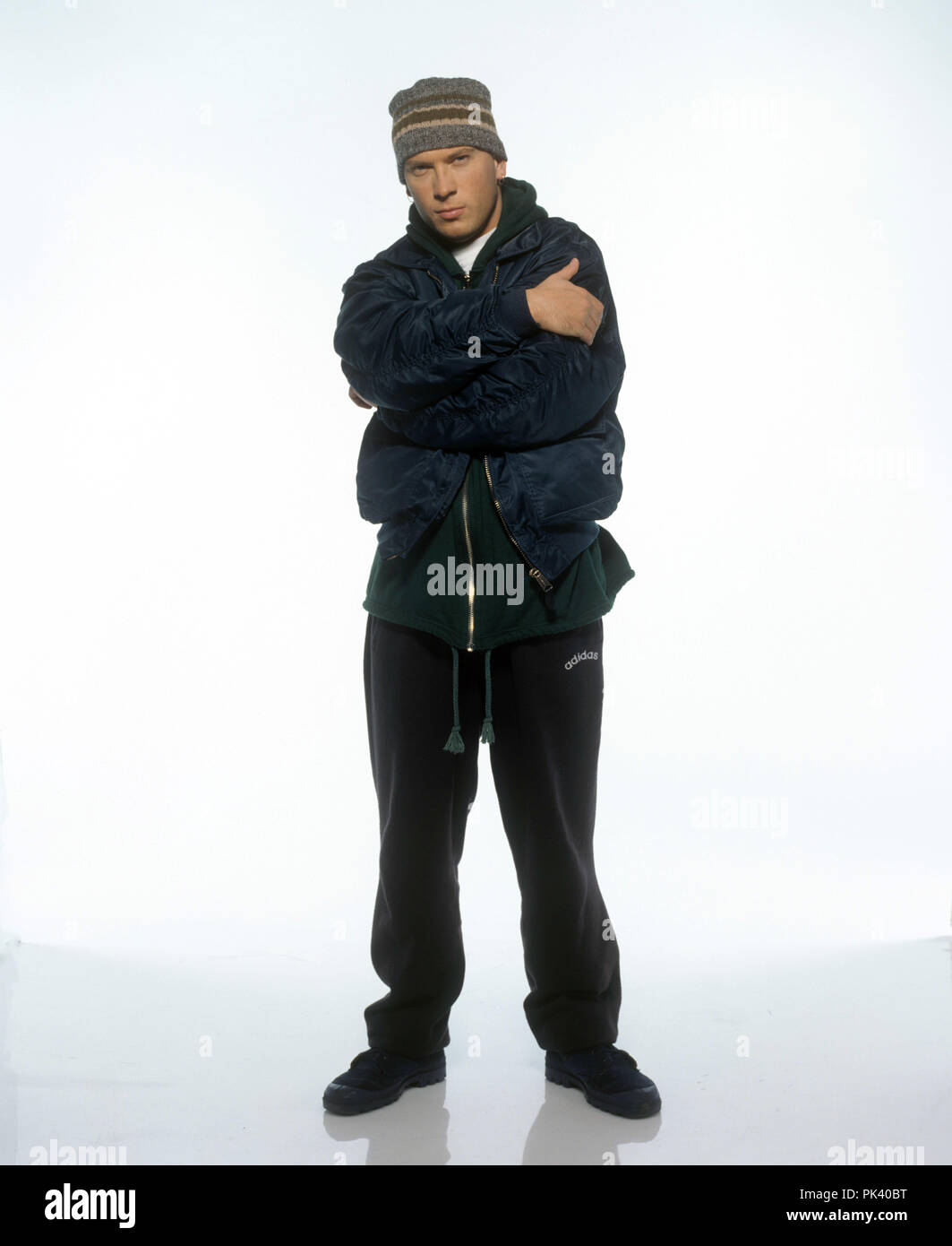 DJ Hooligan on 20.12.1994 in München / Munich. usage worldwide Stock