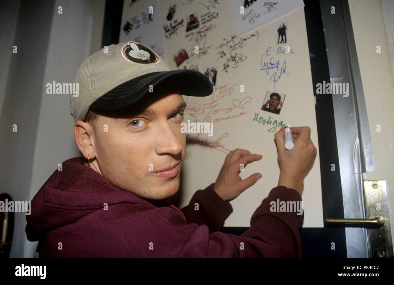 DJ Hooligan on 20.12.1994 in München / Munich. usage worldwide Stock