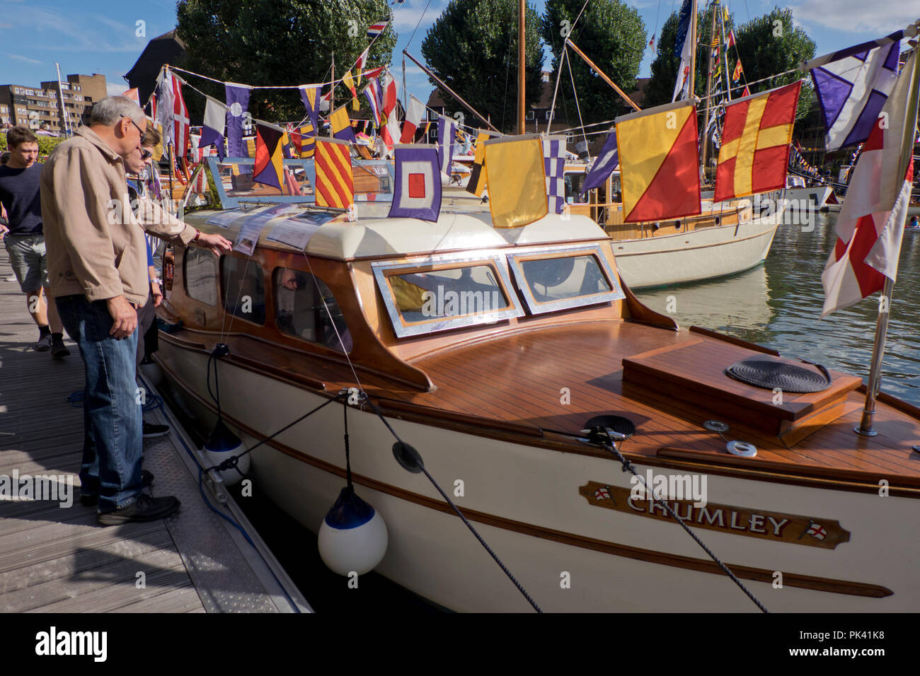 Classic boats festival , with Dunkirk Little Ships at St Katharine