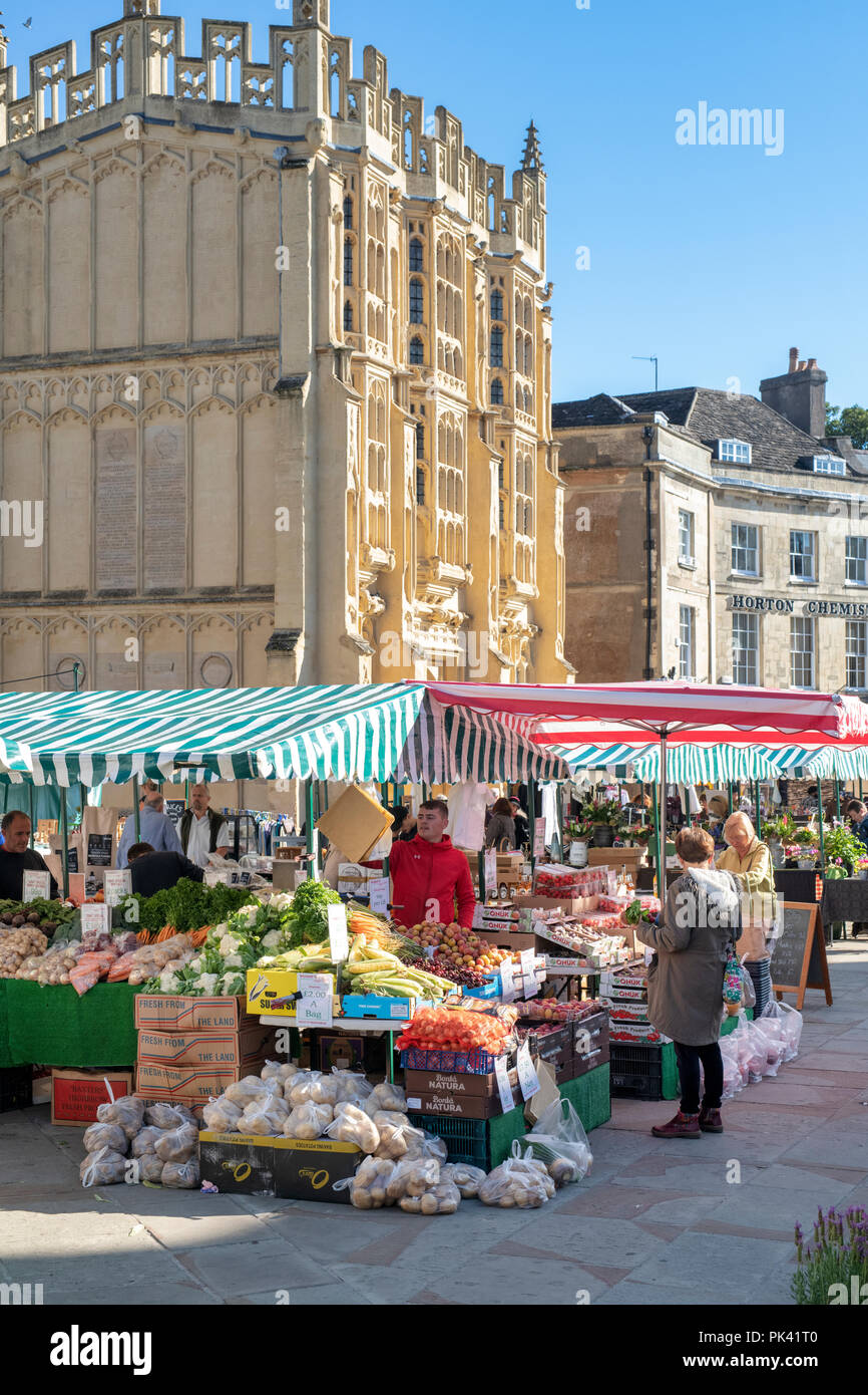 Cirencester Charter Market. Cirencester, Cotswolds, Gloucestershire, England Stock Photo