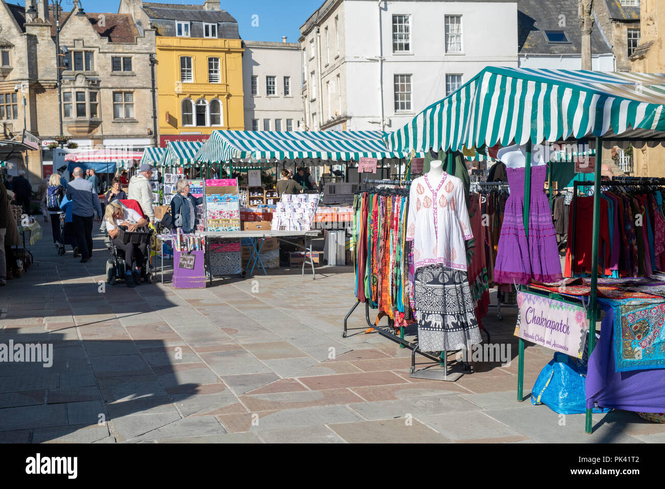 Cirencester Charter Market. Cirencester, Cotswolds, Gloucestershire, England Stock Photo