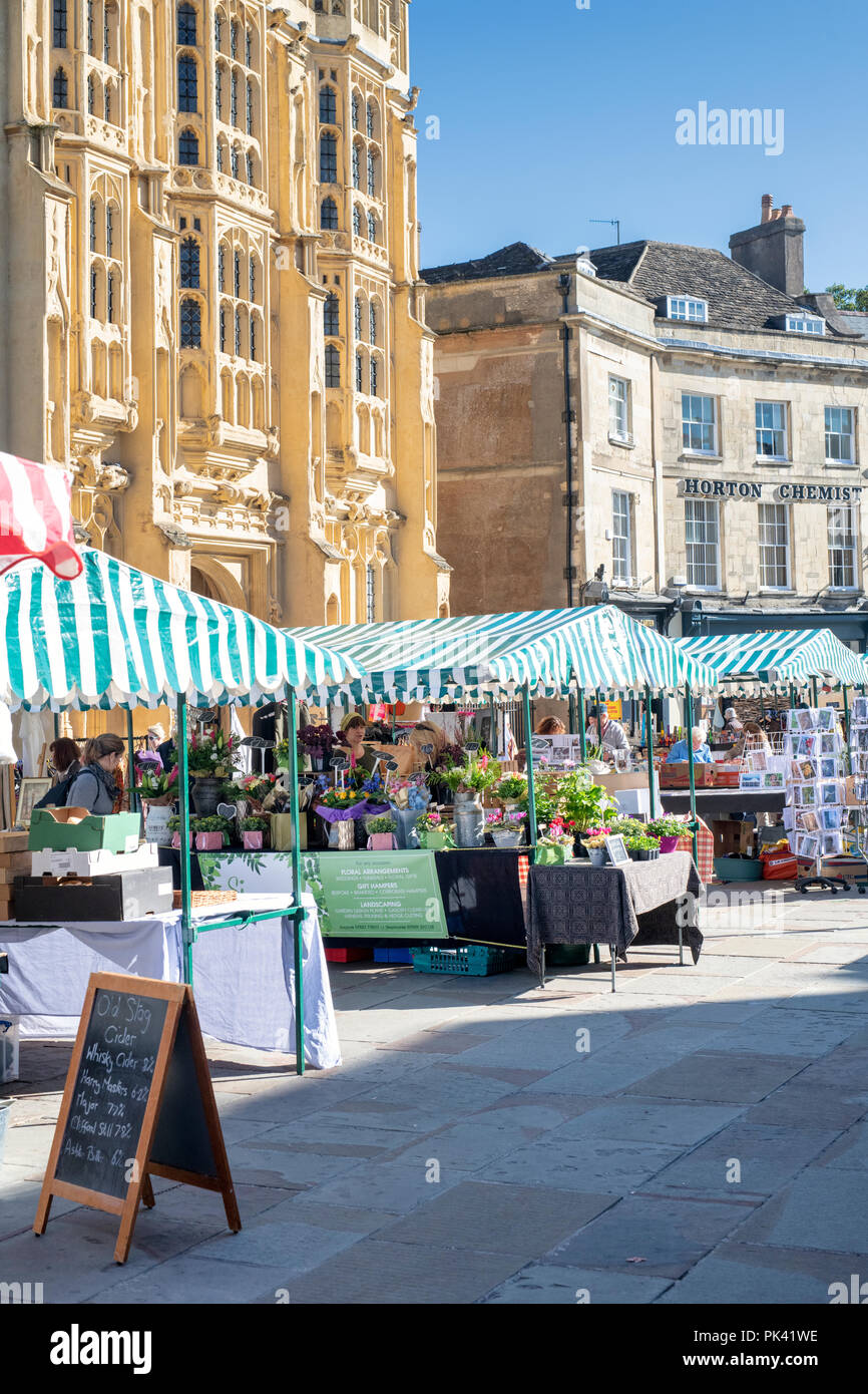 Cirencester Charter Market. Cirencester, Cotswolds, Gloucestershire, England Stock Photo