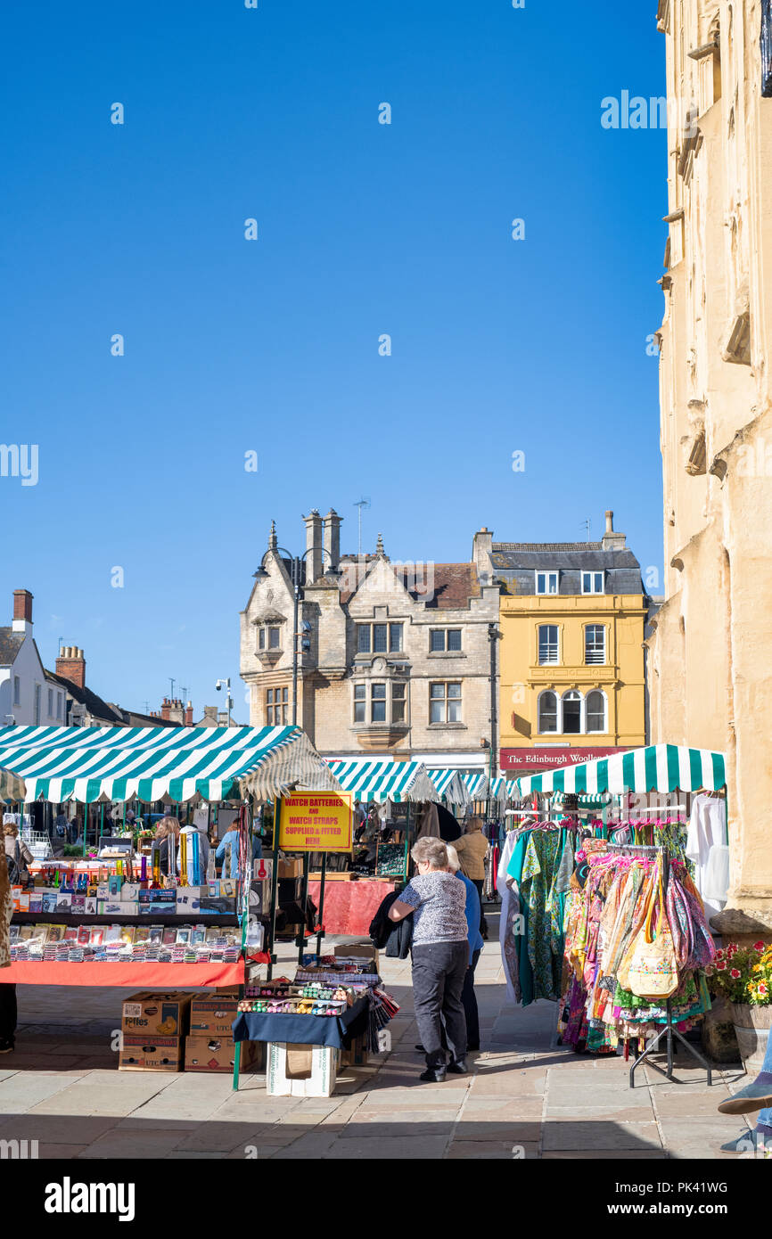 Cirencester Charter Market. Cirencester, Cotswolds, Gloucestershire, England Stock Photo