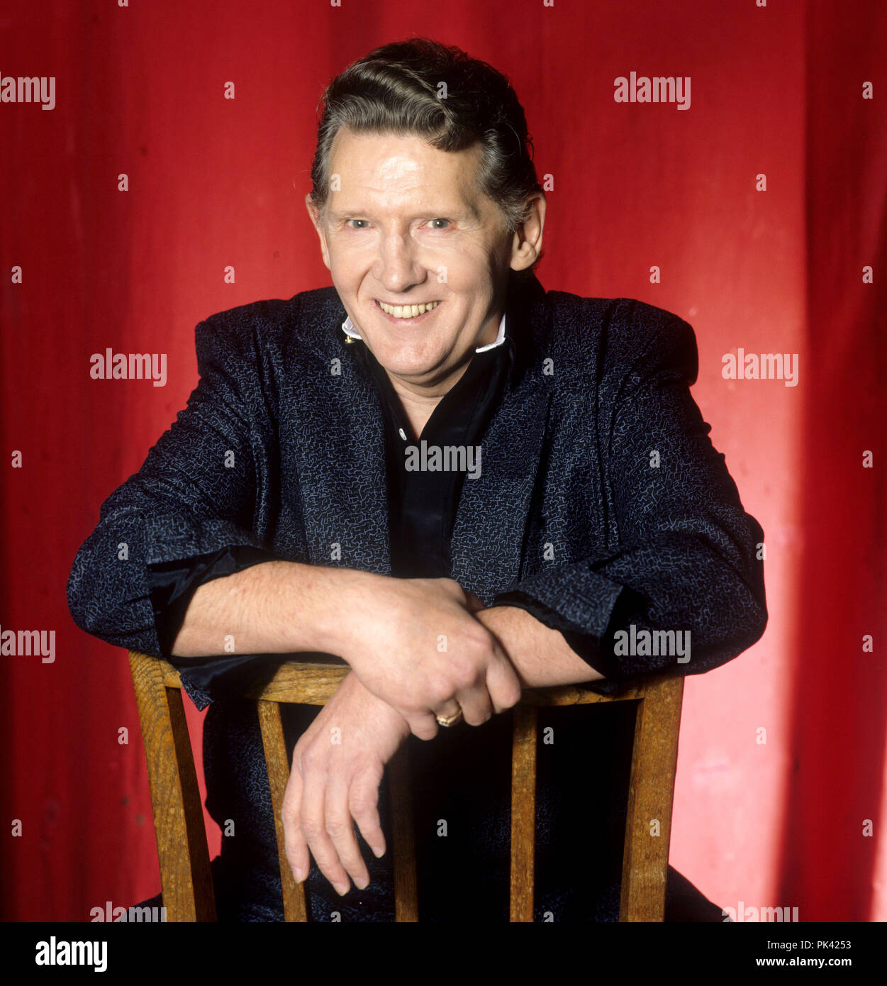 Jerry Lee Lewis on 03.10.1991 in München / Munich. usage worldwide