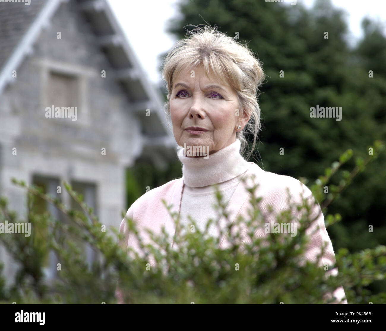 The British actress, Susan Hampshire, has appeared in many television shows and films. She was awarded a CBE in 2018 and is probably best known as Molly, in the television programme, Monarch of the Glen. Stock Photo