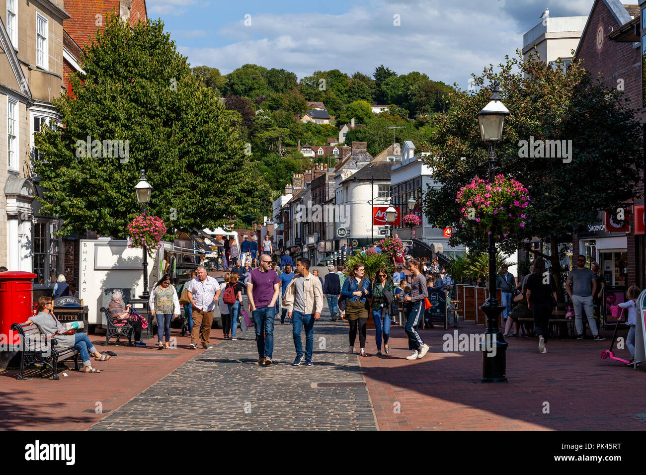 Cliffe High Street, Lewes, East Sussex, UK Stock Photo Alamy