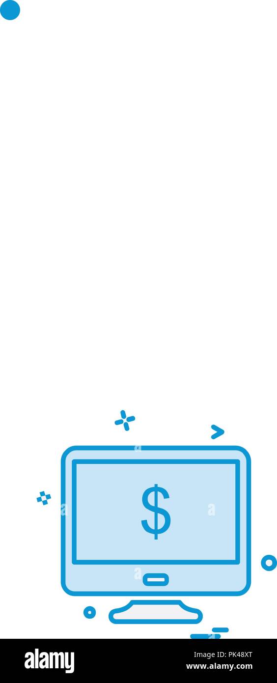 Computer icon design vector Stock Vector Image & Art - Alamy