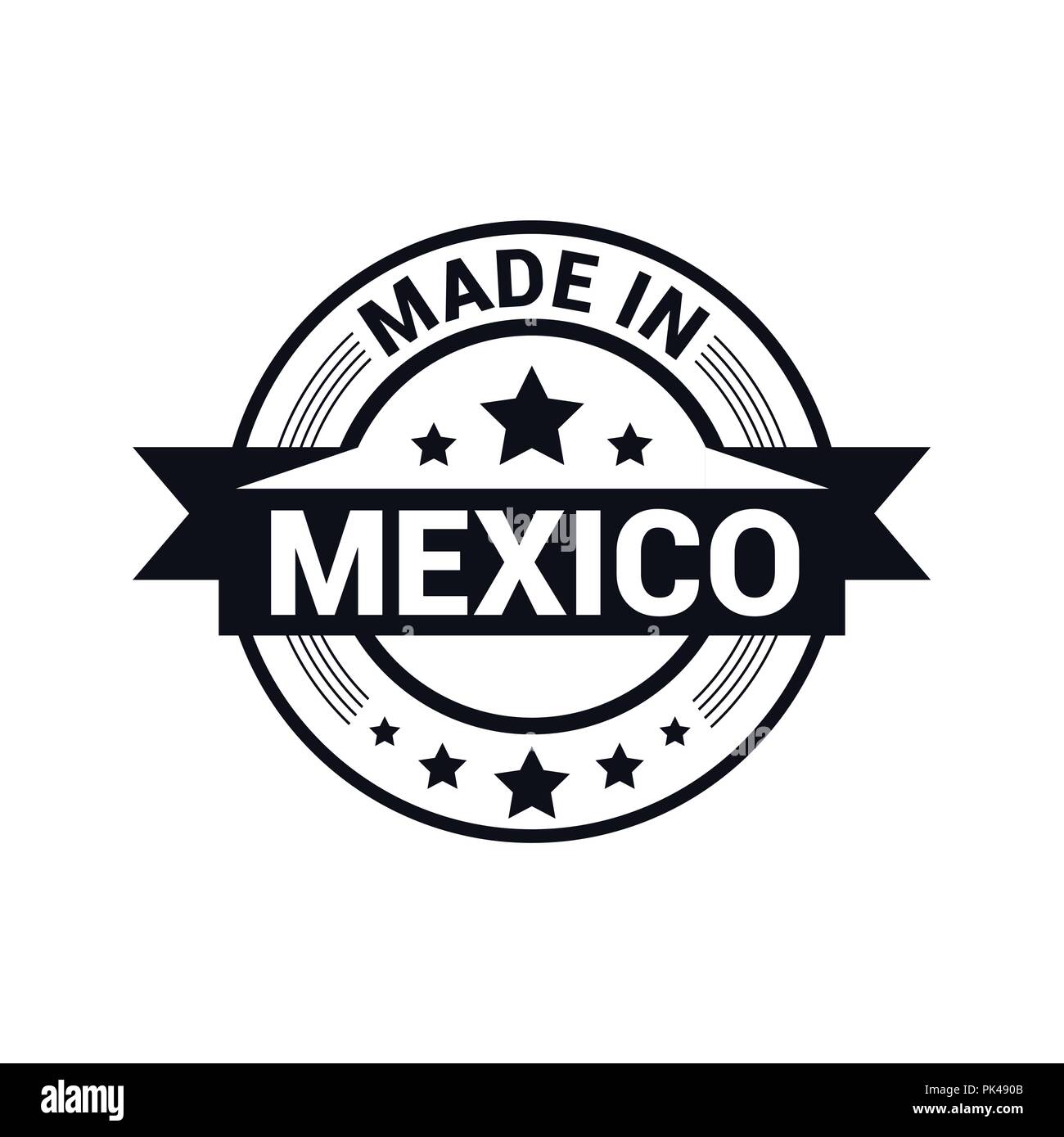 Made in Mexico flag design vector Stock Vector Image & Art - Alamy