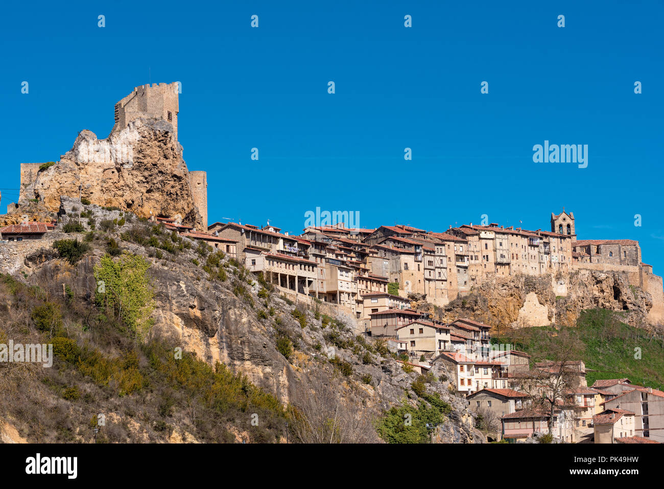 Herrán is a small Medieval Village located in the Tobalina Valley, Burgos,  Spain Stock Photo - Alamy