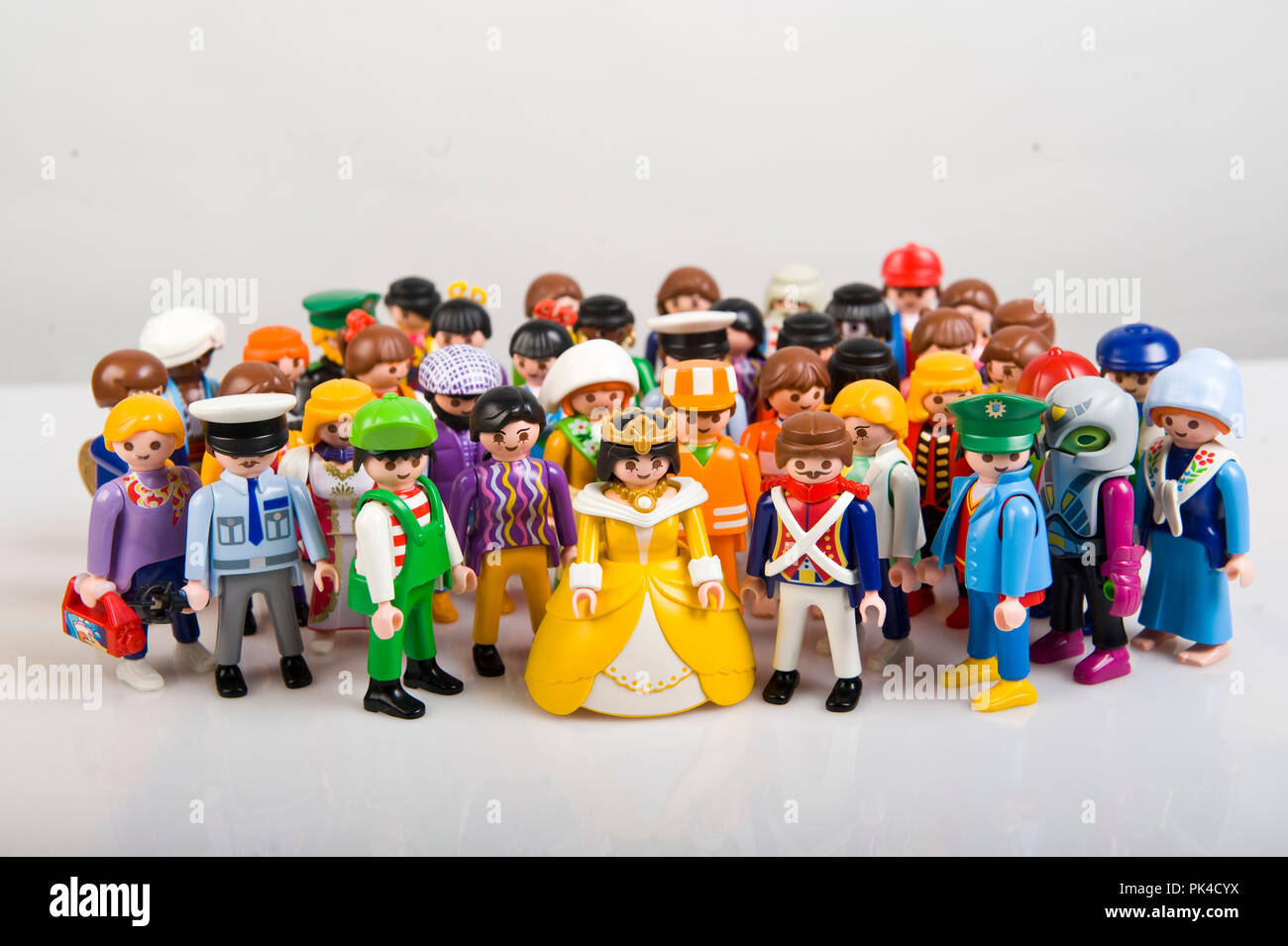 Playmobil toys characters, Play Mobil, Play Mobile  for Spectrum Mag Stock Photo