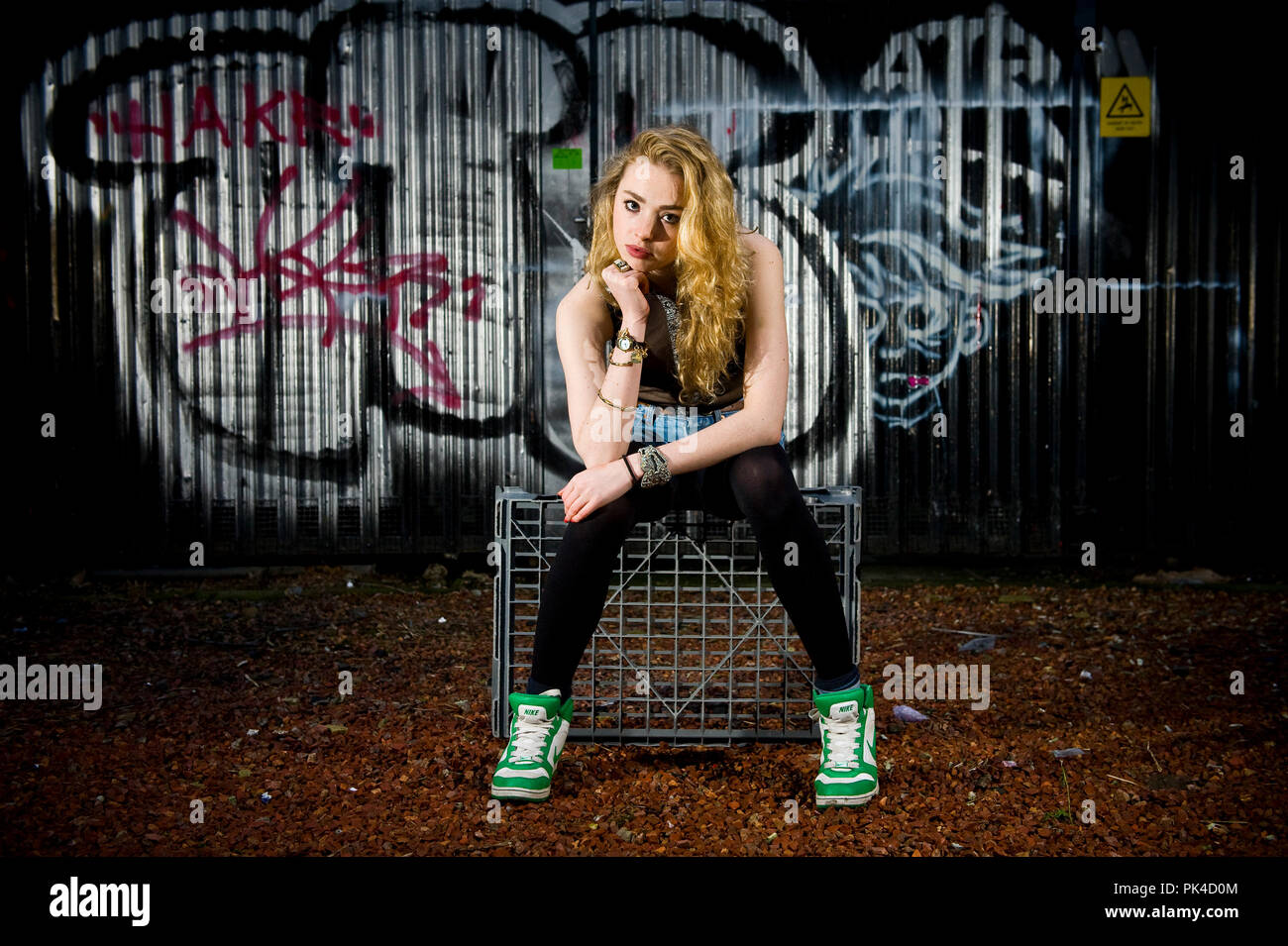 Edinburgh born Actress Freya Mavor has landed a lead role in the new series of Skins. Stock Photo