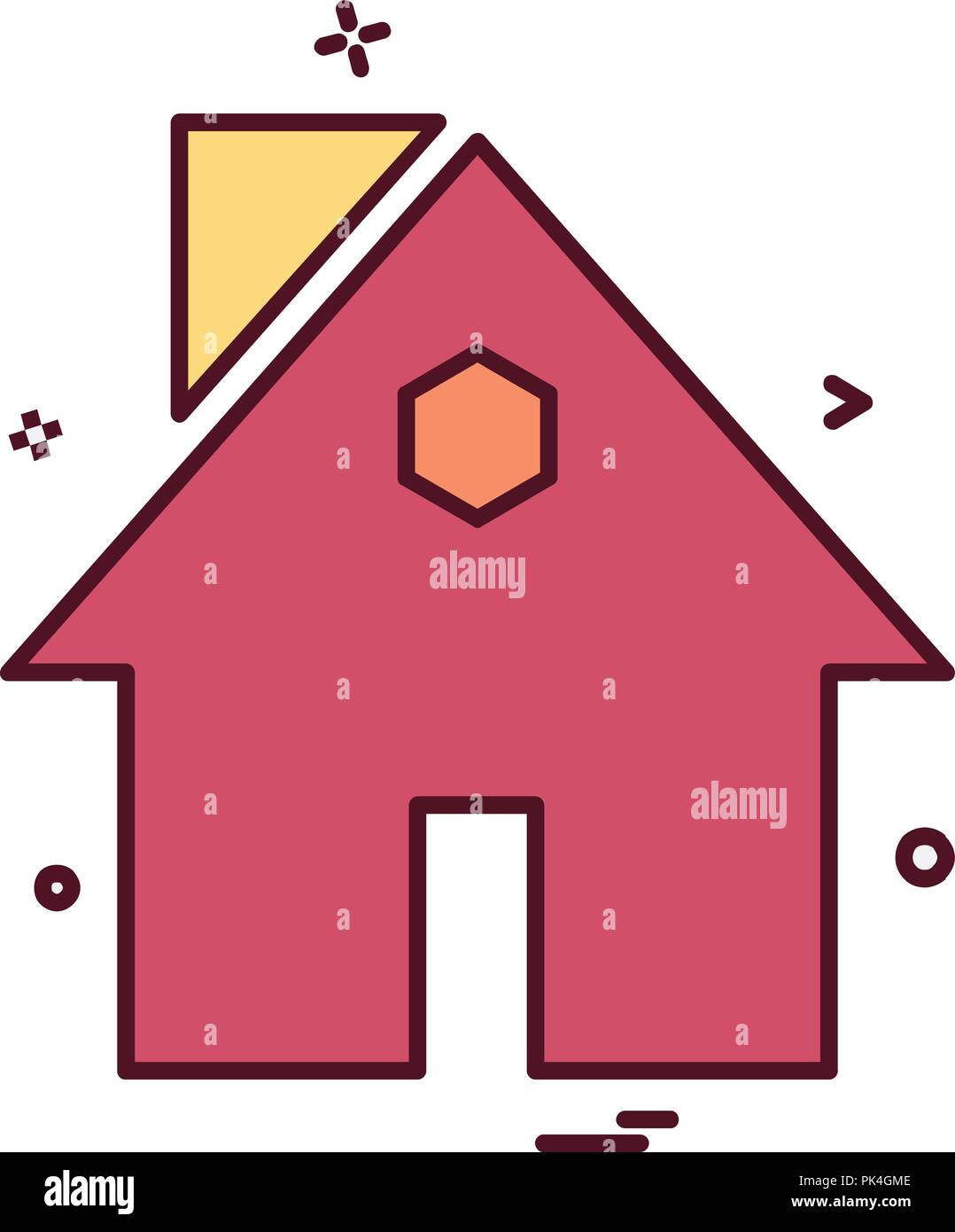 Real Estate icon design vector Stock Vector Image & Art - Alamy