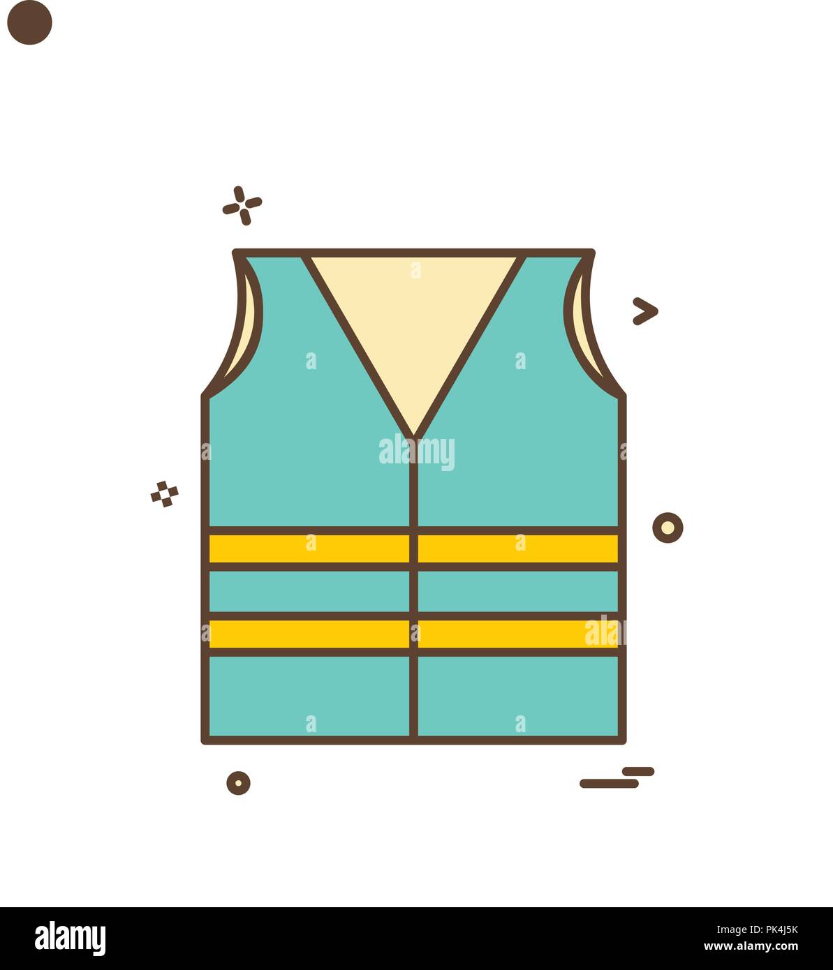 vest icon vector design Stock Vector Image & Art - Alamy