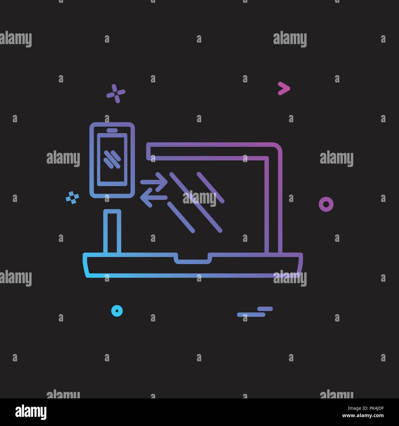 Computer icon design vector Stock Vector Image & Art - Alamy
