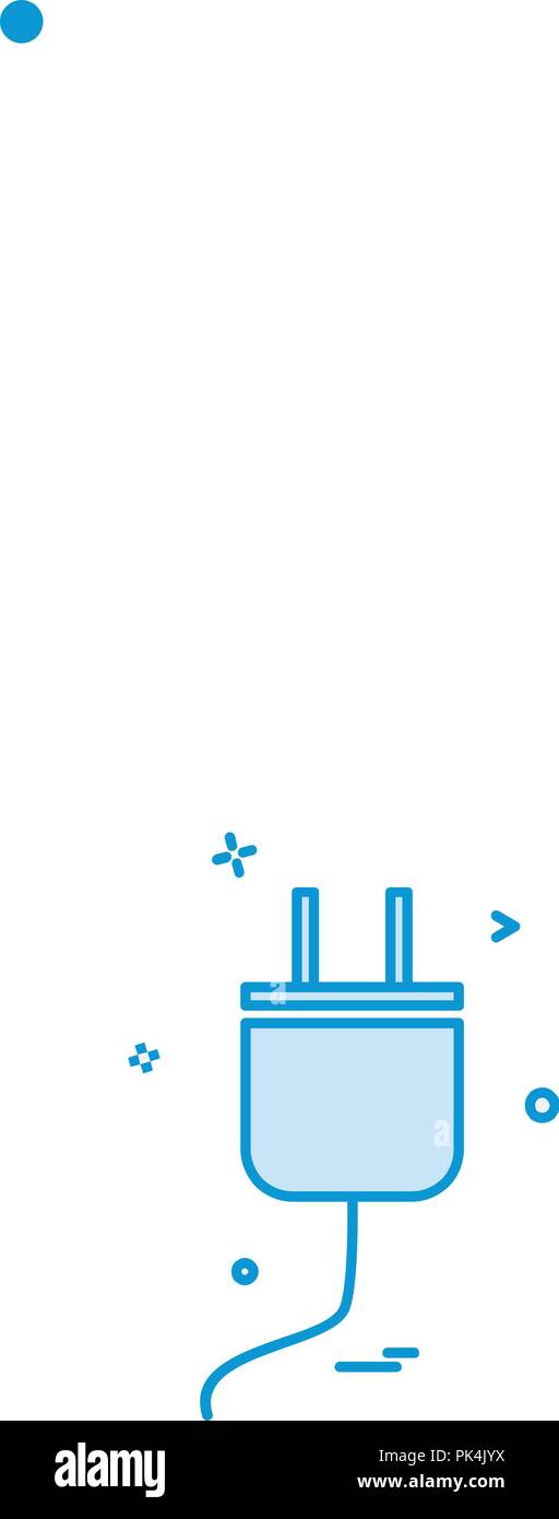 power Plug icon design vector Stock Vector Image & Art - Alamy