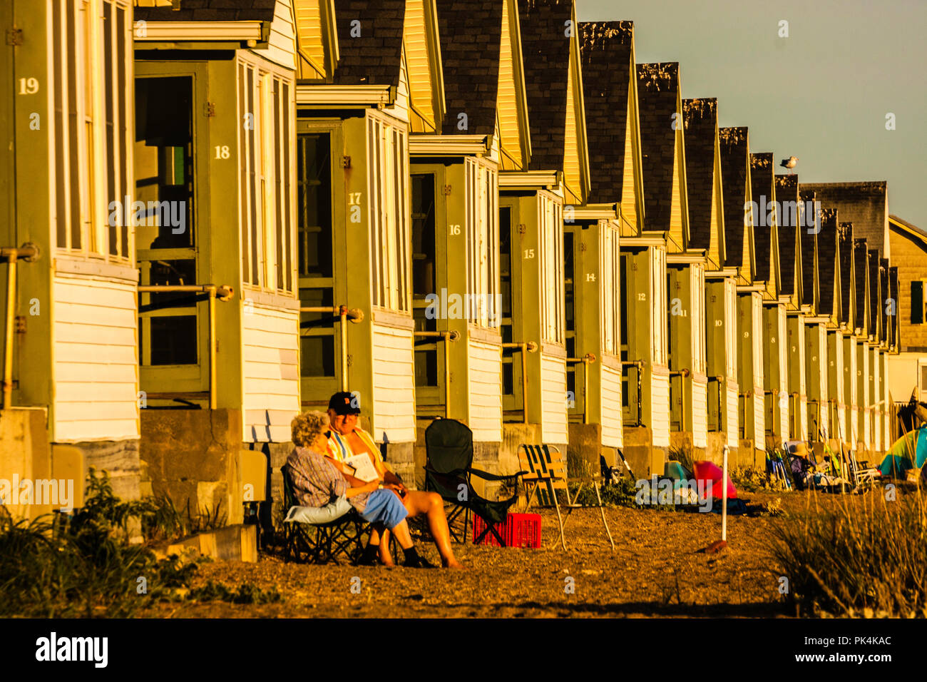 Days Cottages North Truro Massachusetts Usa Stock Photo
