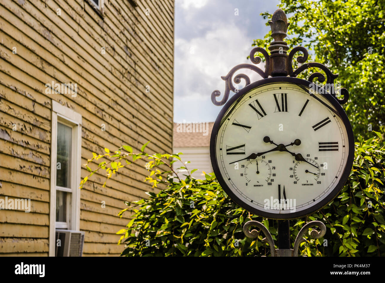 Clock West Stockbridge, Massachusetts, USA Stock Photo Alamy