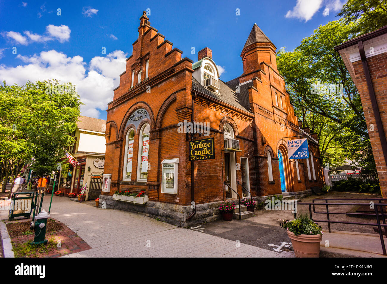 Old Town Hall Shops Main Street Stockbridge, Massachusetts, USA Stock