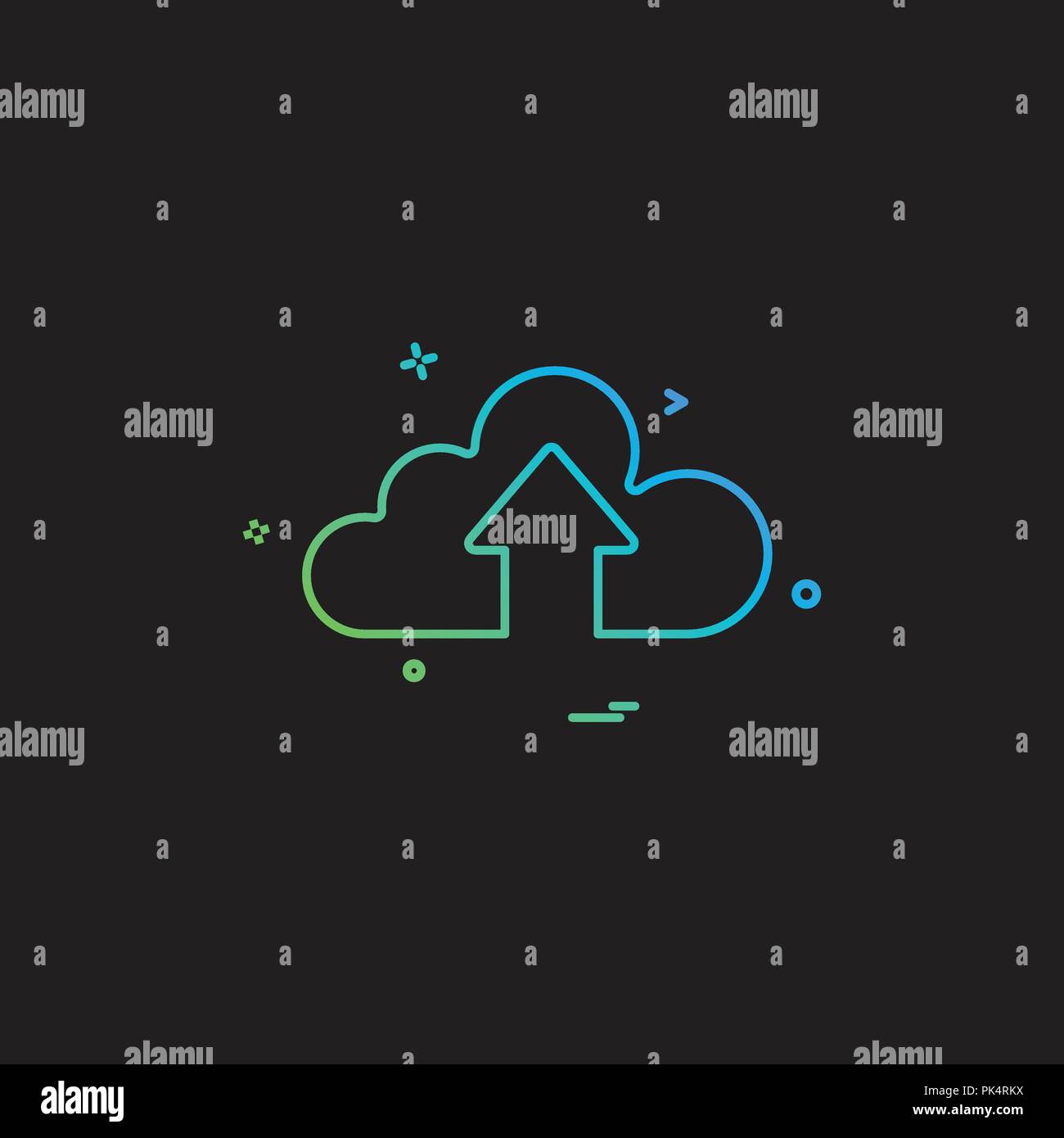 cloud up vector design Stock Vector Image & Art - Alamy