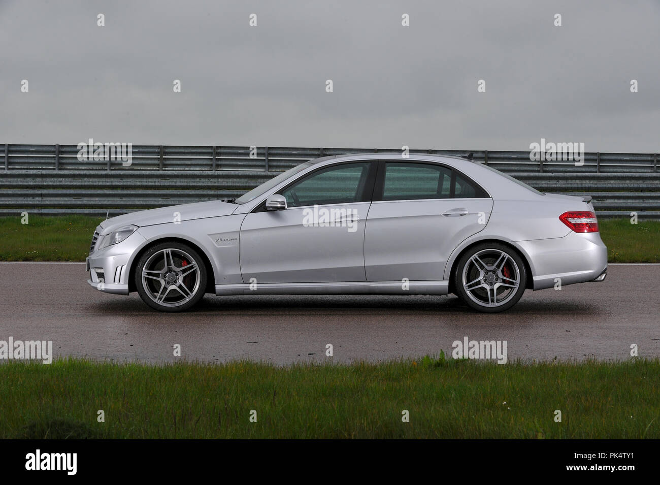 2012 Mercedes E63 AMG W212 E Class super saloon German car Stock