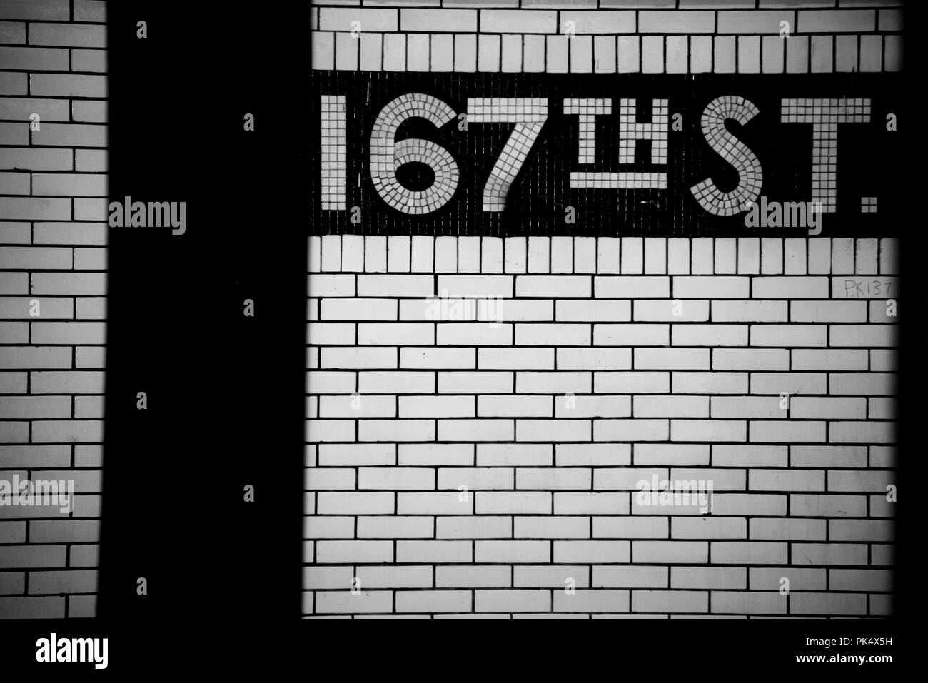 167th Street Subway NYC Stock Photo