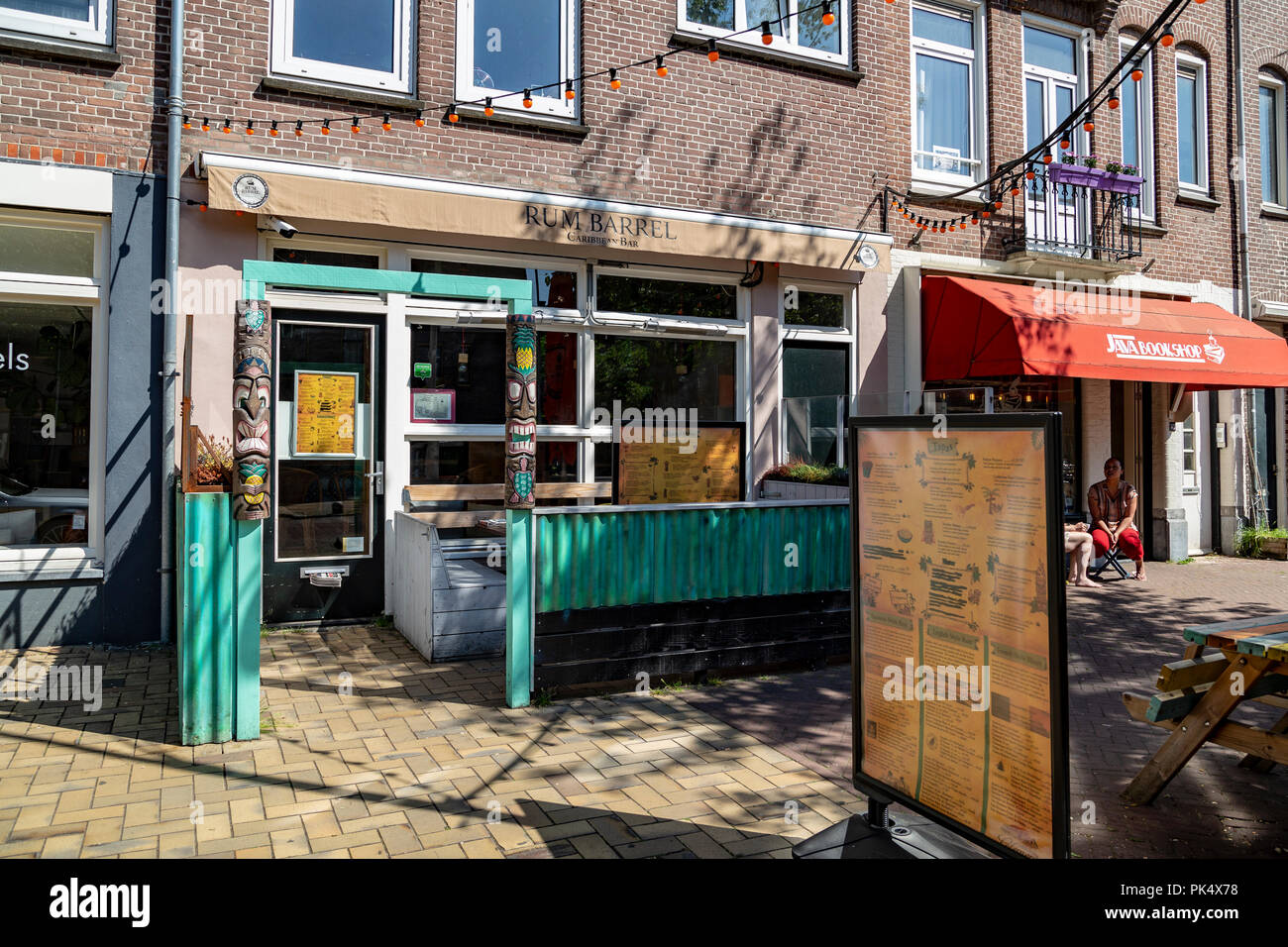 Exterior of Rum Barrel in the Javastraat in Amsterdam, Netherlands Stock Photo Alamy