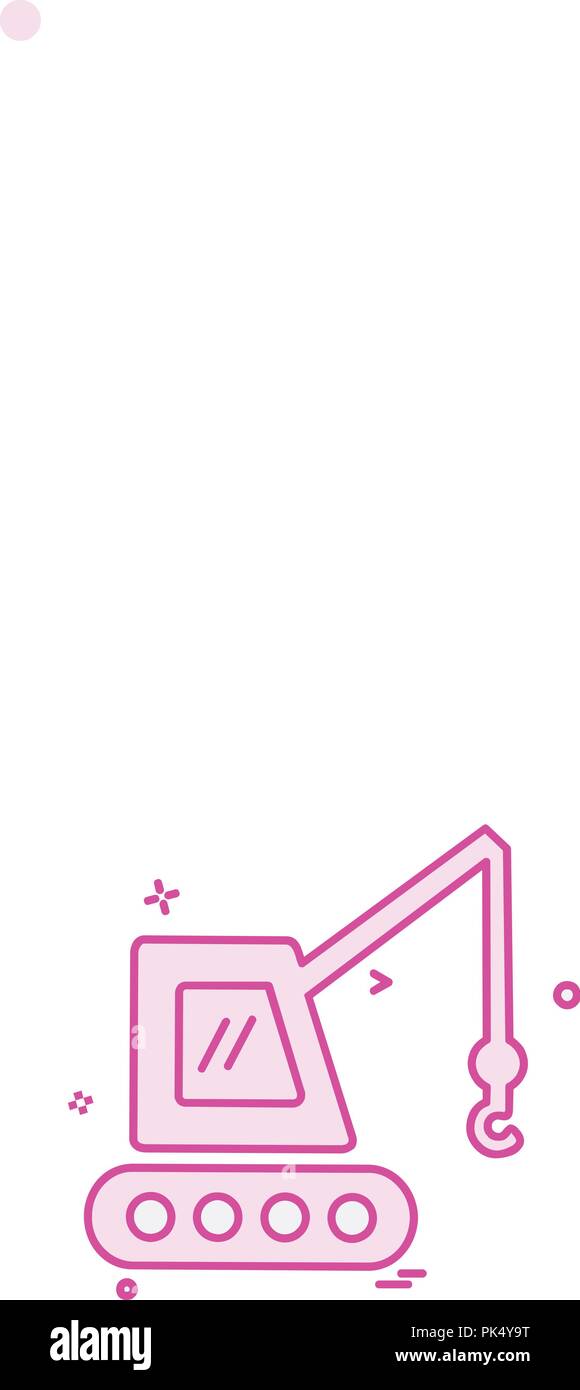 Crane icon design vector Stock Vector Image & Art - Alamy