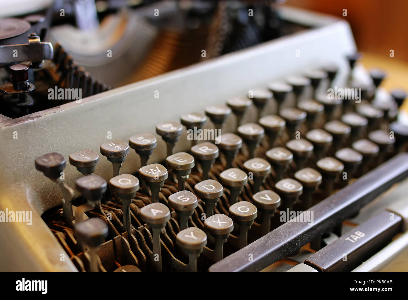retro typewriter letter Stock Photo Alamy