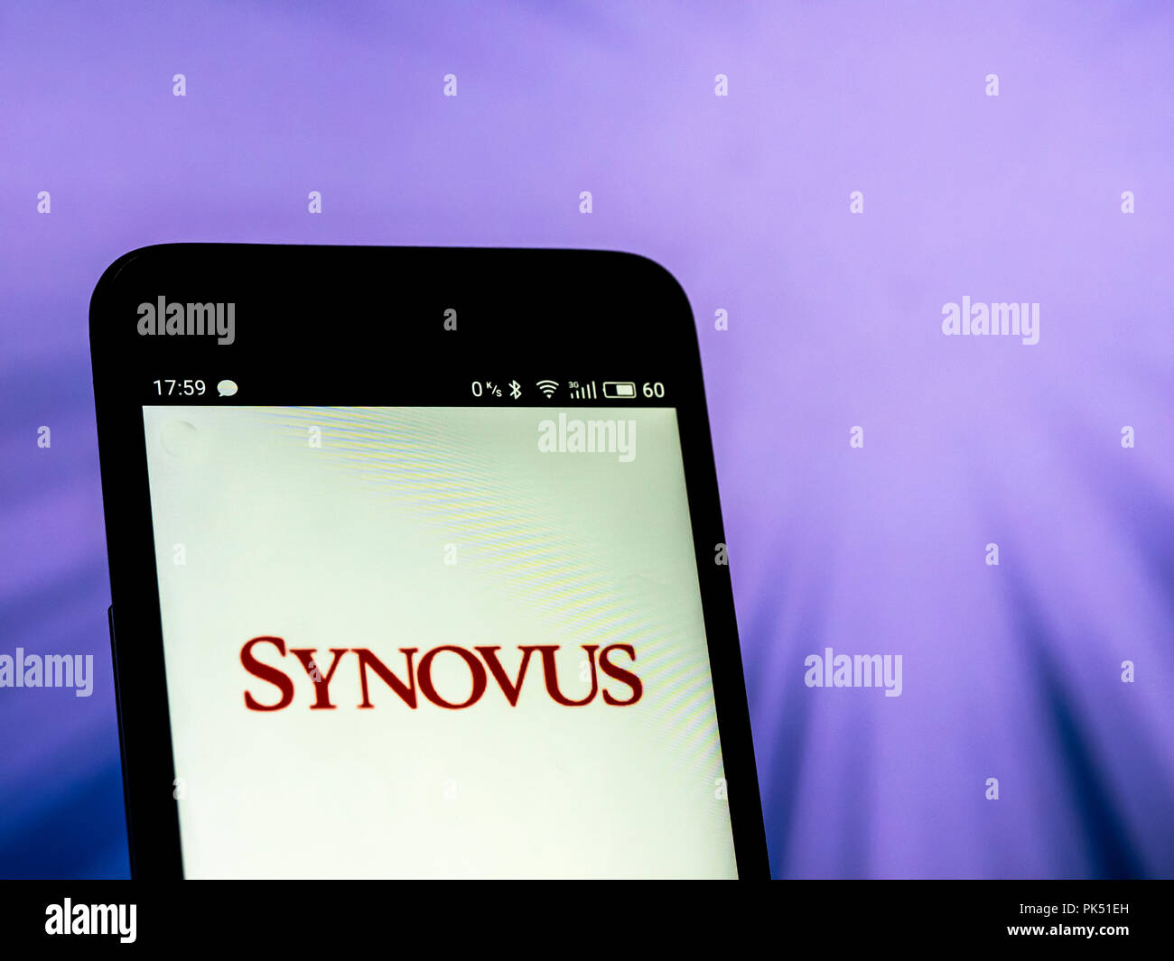 Synovus Bank logo seen displayed on a smart phone Stock Photo Alamy