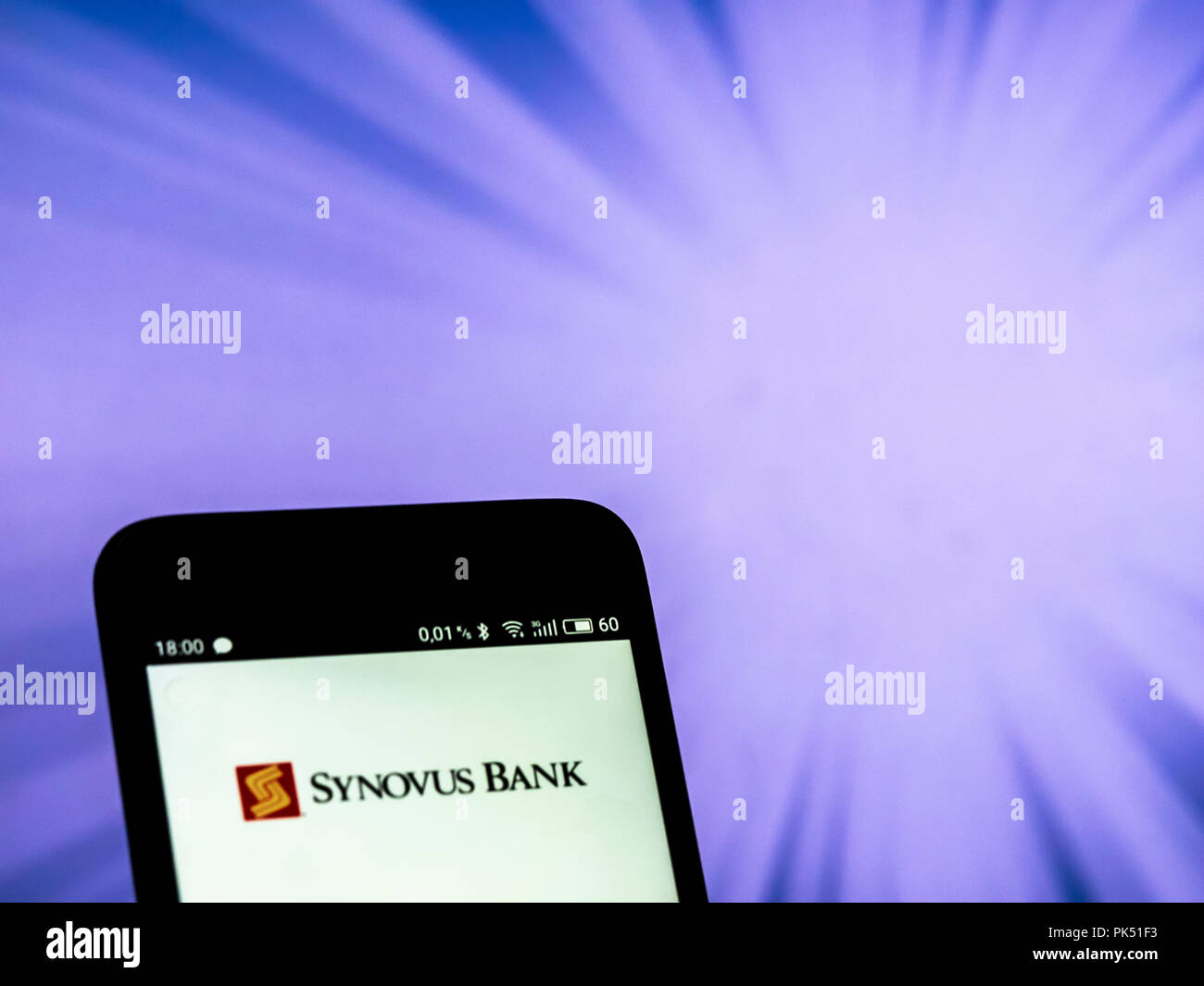 Synovus Bank logo seen displayed on a smart phone Stock Photo Alamy