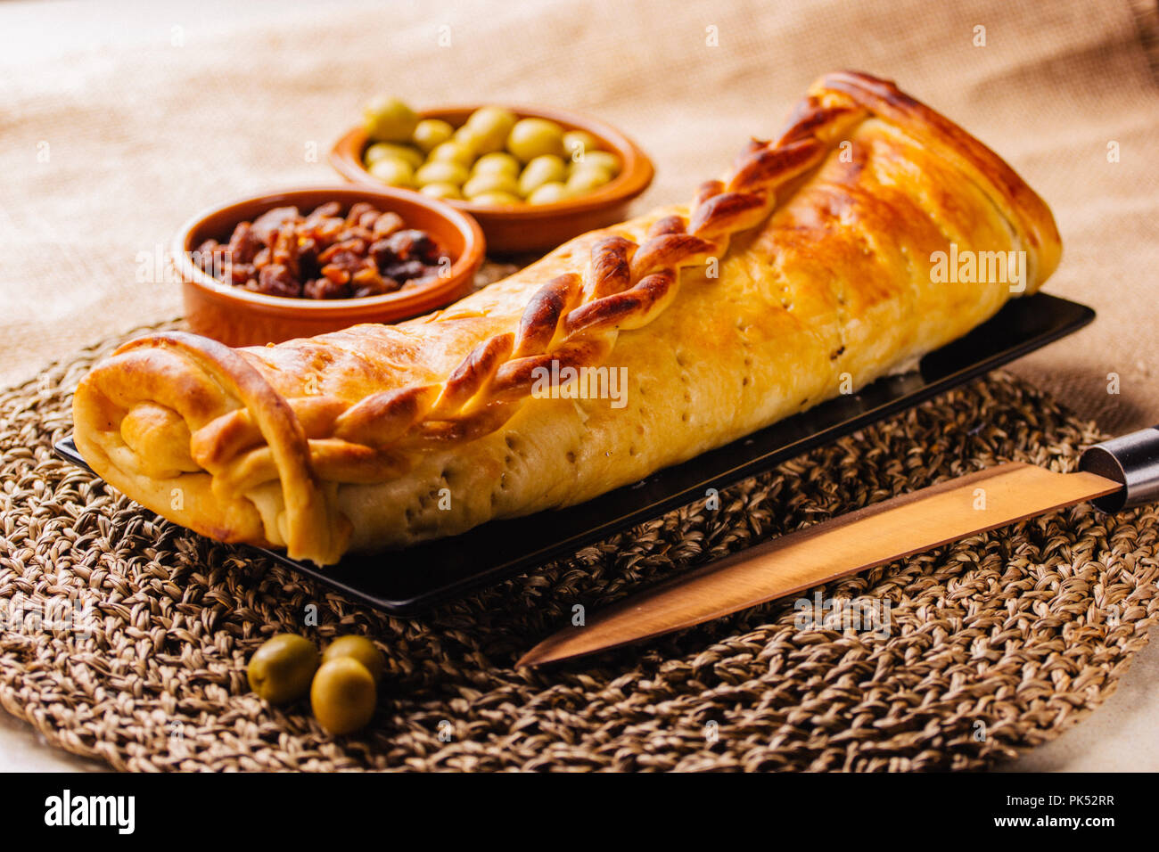 Venezuelan ham bread, typical for Christmas holidays in South America