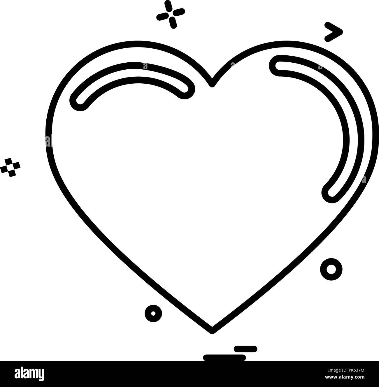 Hearts icon design vector Stock Vector Image & Art - Alamy