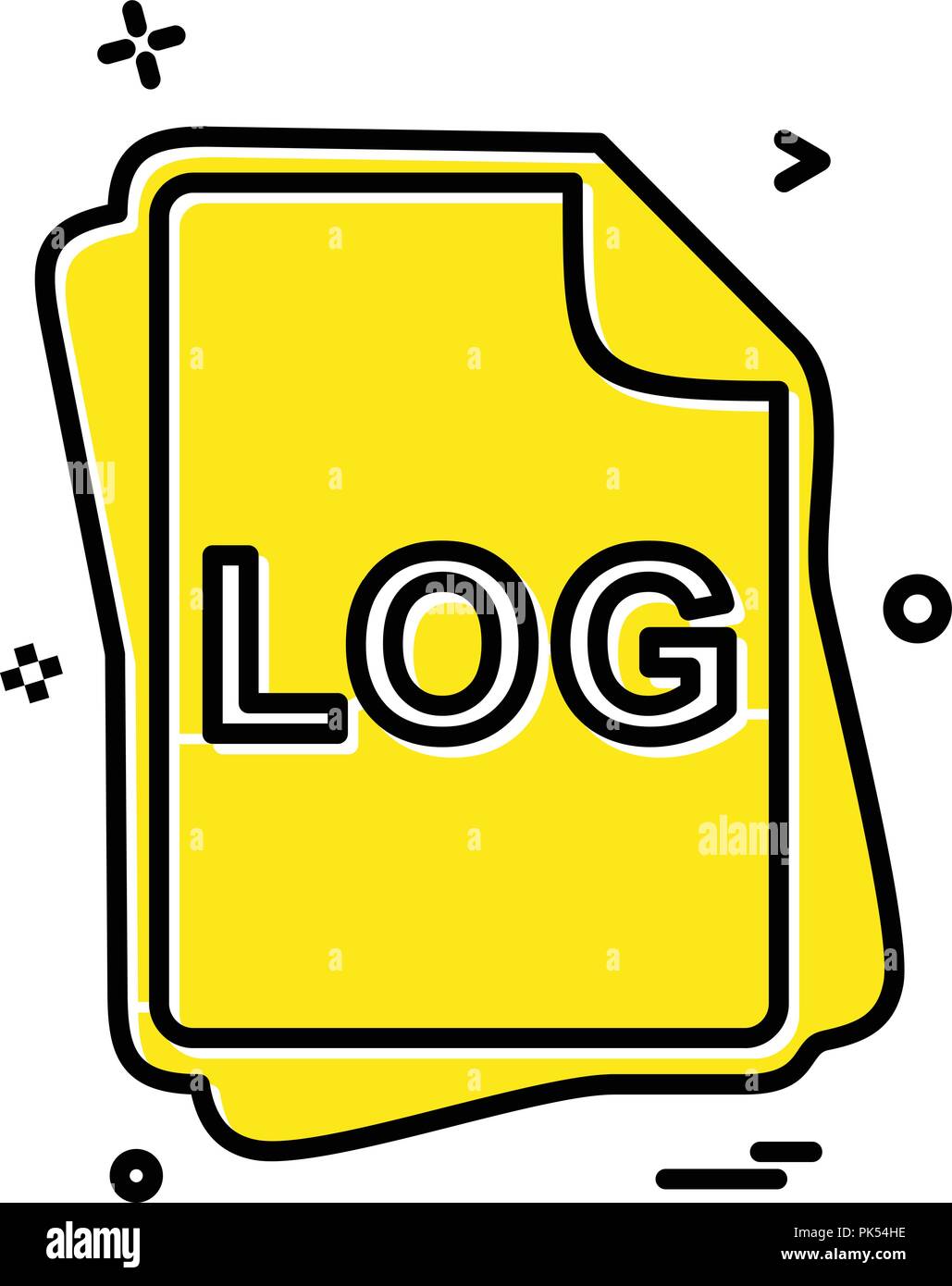 Log file text Stock Vector Images - Alamy