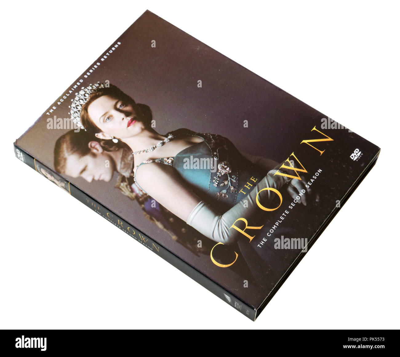 The Crown series 2 DVD Stock Photo