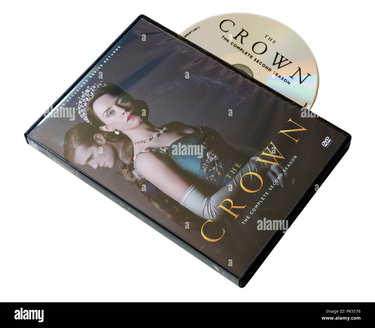 The Crown series 2 DVD Stock Photo