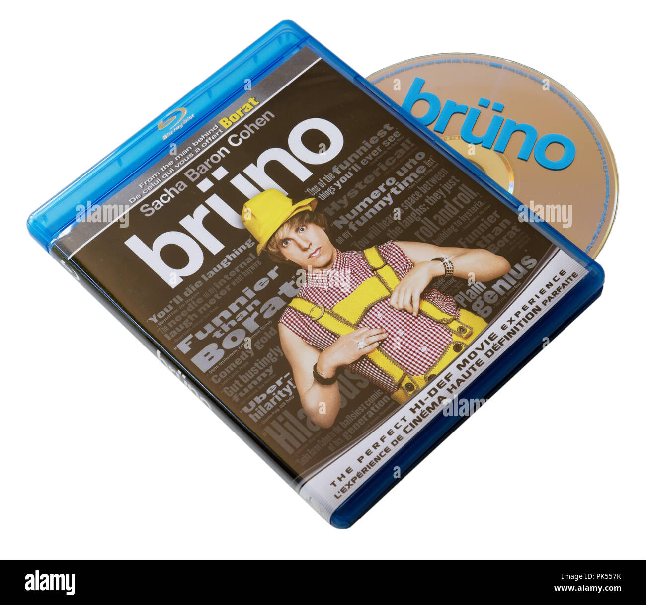 Bruno DVD film by Sacha Baron Cohen Stock Photo