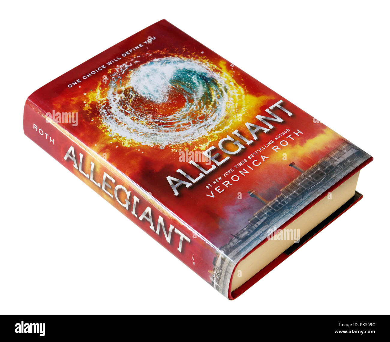 Allegient, book 3 of Divergent series by Veronica Roth Stock Photo