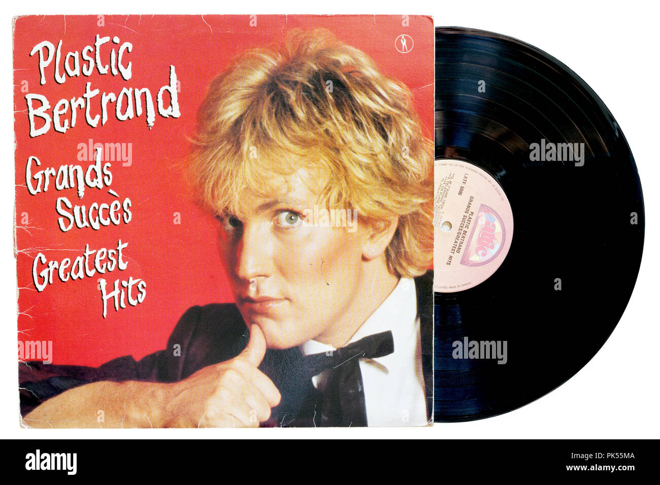 Plastic Bertrand Greatest Hits album Stock Photo