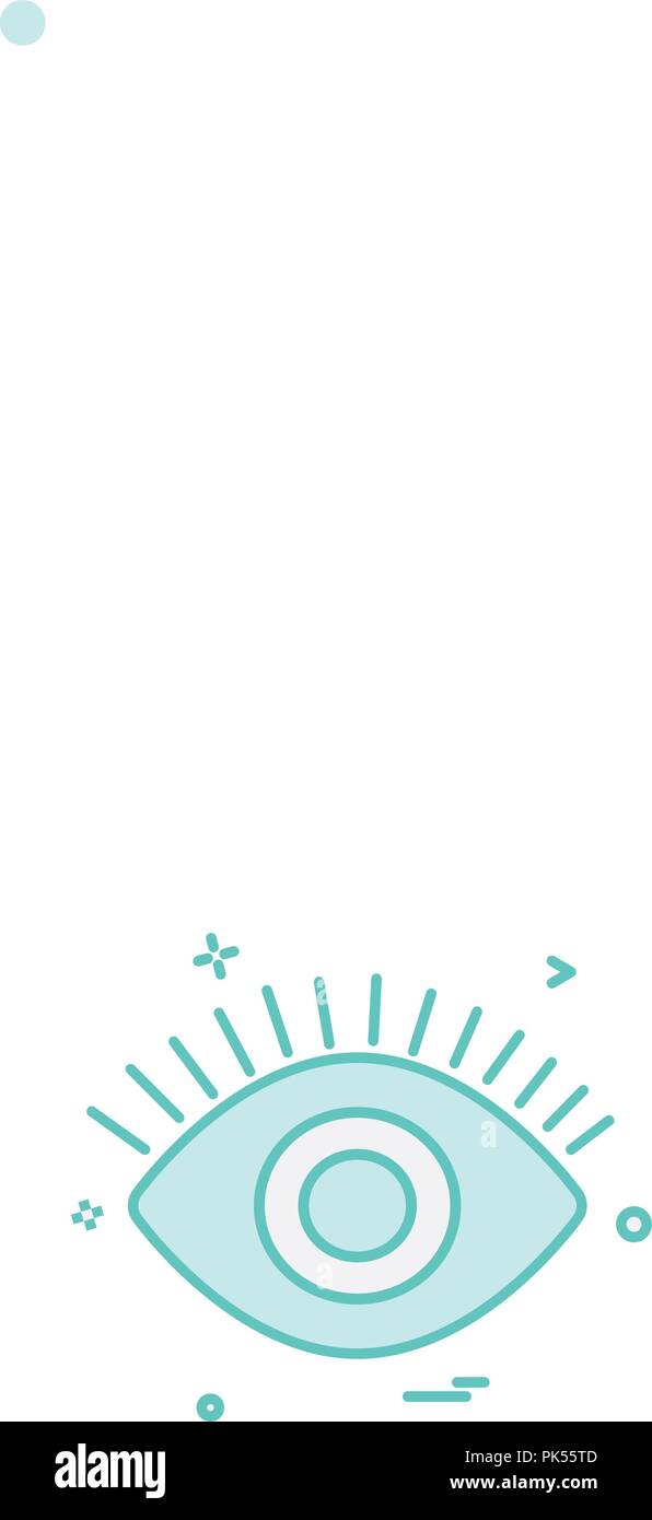 Eye icon design vector Stock Vector Image & Art - Alamy