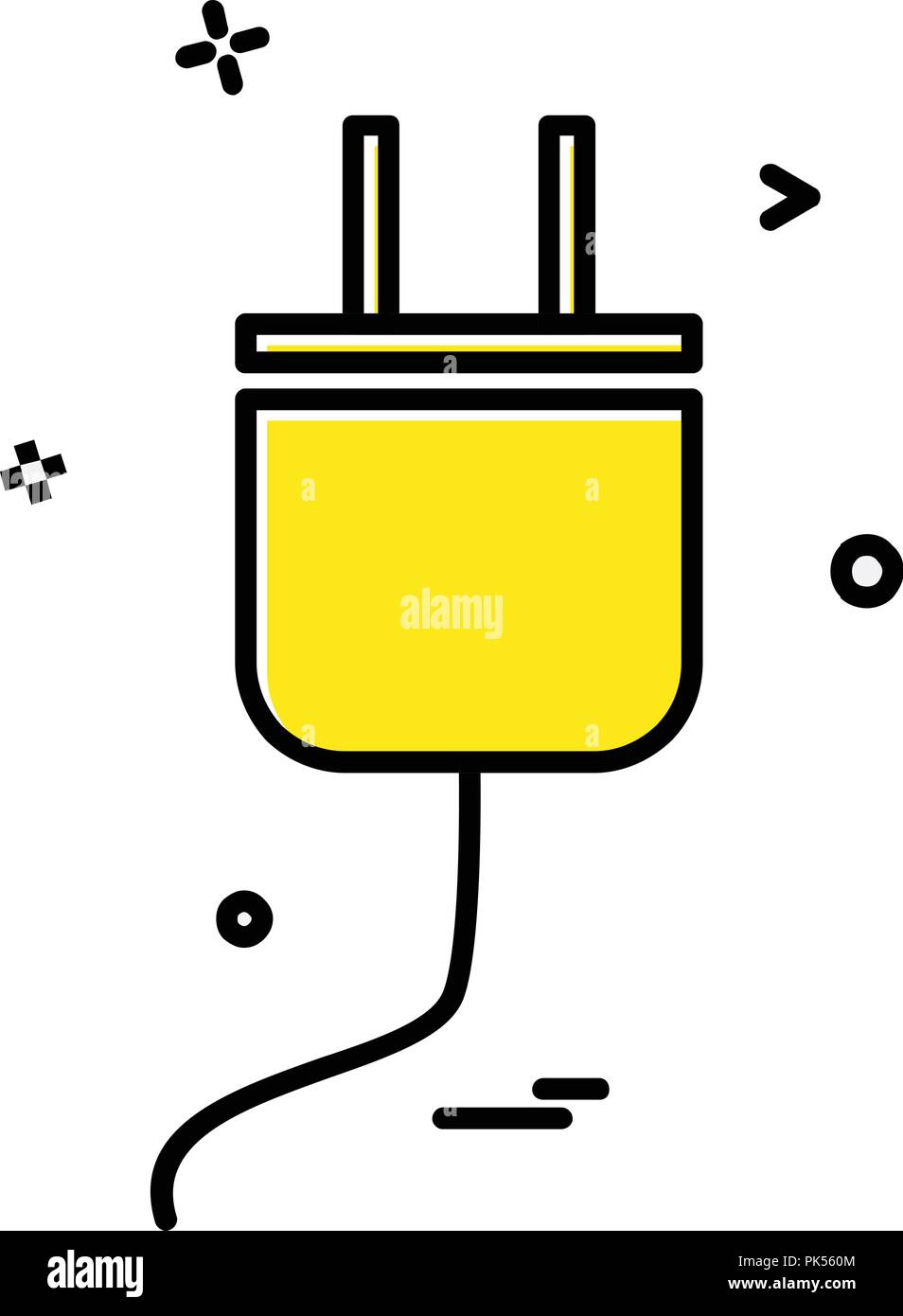 power Plug icon design vector Stock Vector Image & Art - Alamy