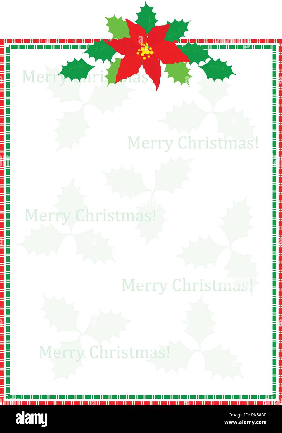 Merry Christmas Star Retro Abstract Invitation Card With Merry
